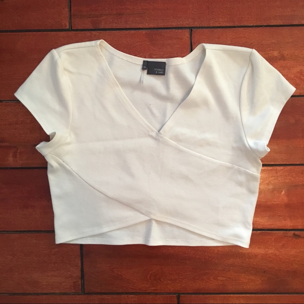 Urban Outfitters White crop top